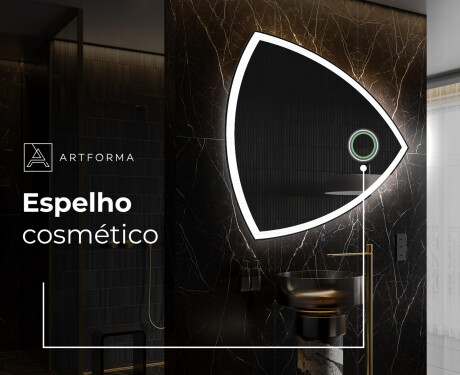 Espelho de Banheiro com LED em Formato Irregular T222 #4