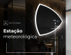 Espelho de Banheiro com LED em Formato Irregular T222 #6