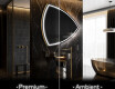 Espelho de Banheiro com LED em Formato Irregular T223