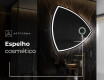 Espelho de Banheiro com LED em Formato Irregular T223 #4