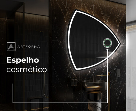 Espelho de Banheiro com LED em Formato Irregular T223 #4
