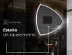 Espelho de Banheiro com LED em Formato Irregular T223 #8