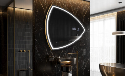 Espelho de Banheiro com LED em Formato Irregular T223