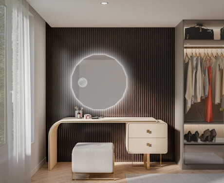 Espelho redondo com luz LED L112 #11