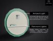 Espelho redondo com luz LED L113 #3