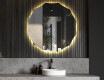 Espelho redondo com luz LED L192