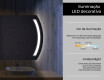 Espelho Para Casa De Banho Com Iluminação LED L67 #4