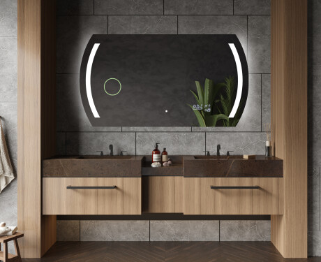 Espelho Para Casa De Banho Com Iluminação LED L67 #7