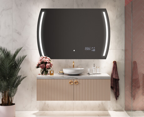 Espelho Para Casa De Banho Com Iluminação LED L67 #9