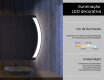Espelho Para Casa De Banho Com Iluminação LED L68 #4