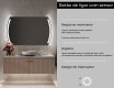 Espelho Para Casa De Banho Com Iluminação LED L68 #6