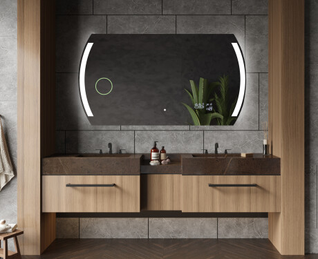 Espelho Para Casa De Banho Com Iluminação LED L68 #7