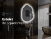 Espelho de Banheiro com LED em Formato Irregular E222 #9