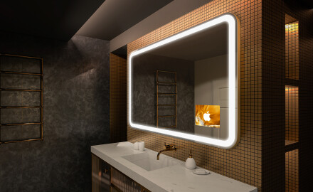 Espelho Para Casa De Banho Com Iluminação LED L141