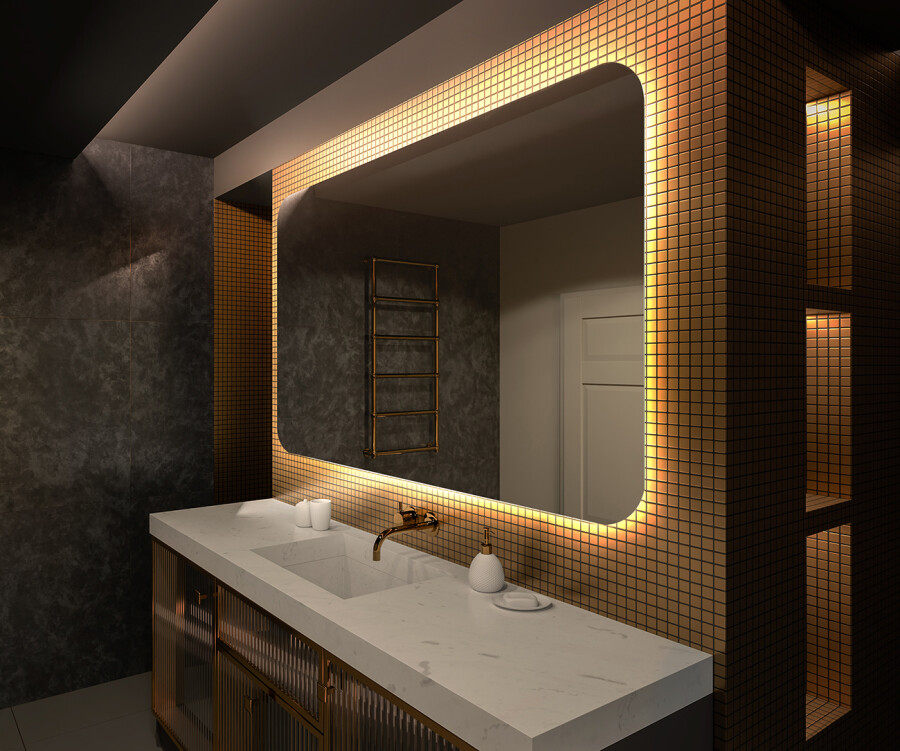 espelhos de casa de banho com luz led - VAROBATH