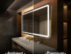 Espelho Para Casa De Banho Com Iluminação LED L143 #1