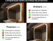 Espelho Para Casa De Banho Com Iluminação LED L144 #2