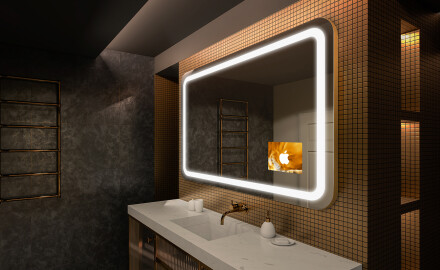 Espelho Para Casa De Banho Com Iluminação LED L147