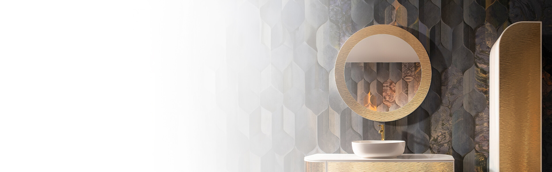 Espelhos com moldura de metal